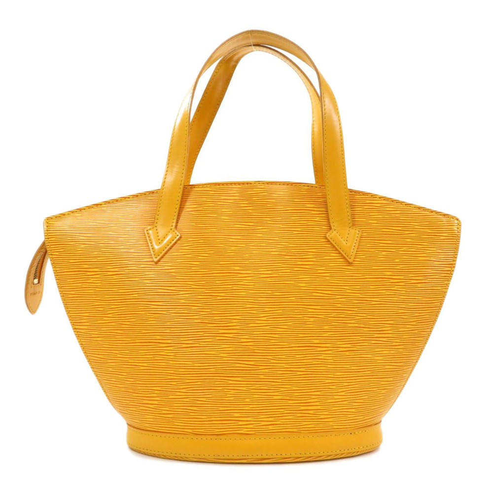 Louis Vuitton Saint Tote Bag Epi Jacques Leather Black